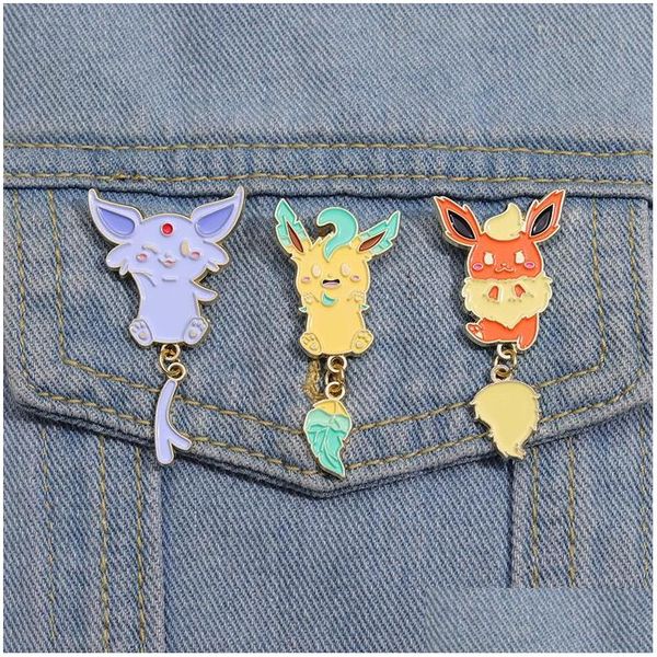 Cartoon Accessoires Mädchen Kindheit gelbe Elf Freunde Pin Badge niedliche Filme Spiele Hart Emaille Pins Sammeln Brosche Rucksack Hut -Tasche c Dhyxd