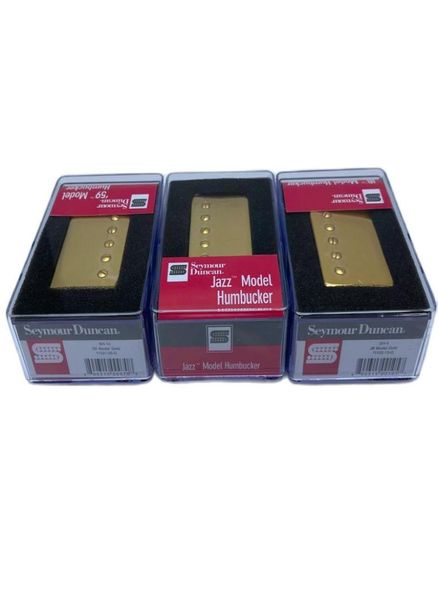 Upgrade Seymour Duncan Alnico Pickups Rodded Humbucker Gold Jazz und SH4 JB Model 4C -Gitarre in Stock8215142