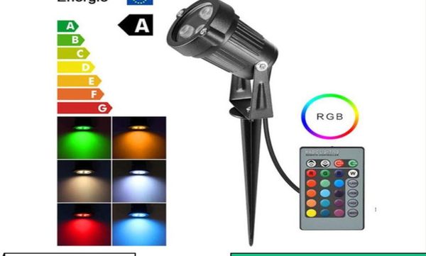 Наружные светодиодные садовые газонные лампы RGB 12W ландшафтная ландшафтная ландшафтная ландшафтная ландшафтная ландшафтная лампа всплеск