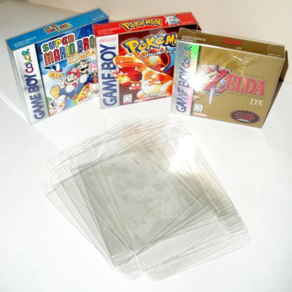 Carte Case di protezione di carte di gioco GBA trasparente antiscratch gba box box protector custodia per cartuccia gameboy