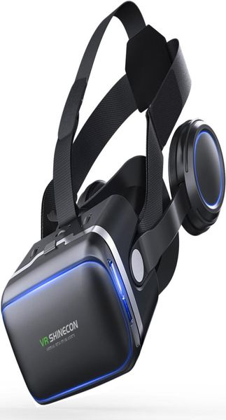 Casque VR Kask Sanal Gerçeklik Gözlükleri 33D Goggles Cam, kulaklık ile iPhone android akıllı telefon akıllı telefon stereo6459811