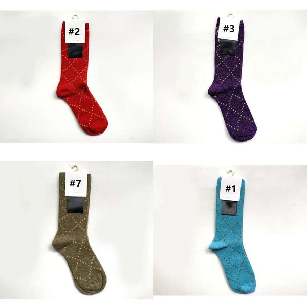 Meias meias meias masculinas meias de algodão feminino clássico g letra confortável de alta qualidade moda flash moving tocking j5kd