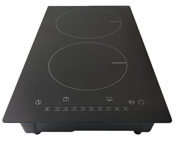 Elektrokocher 2 Brenner Induktion Cooktop Touchscreen vertikaler Home Cooker Herd ETL Zertifikat Haushaltsgeräte