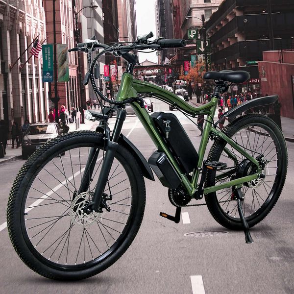 City Mountain 500W Motorräder 26 Radgröße Elektrisches Hybrid-Fahrrad E-Bike