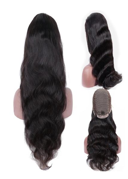 Cabelo humano indiano onda 4x4 Wigs de fechamento frontal de renda de 1028 polegadas de comprimento de cabelos humanos de cabelo afro peruca de cabelo humano cacheado Co4964391