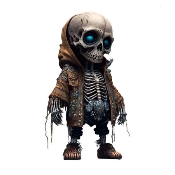 Skeleton Halloween Puppenfiguren Objekte Dekorative Harz -Ornament Cool Trend Design Home Courtyard Dekoration Kreativität 231009