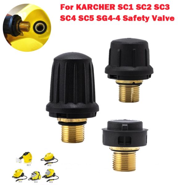 Maschinen Brandneue Dampfreiniger -Brass -Sicherheitsventil für Karcher SC1 SC2 SC3 SC4 SC5 SG44 Austausch des Sicherheitsventils des Wassertanks