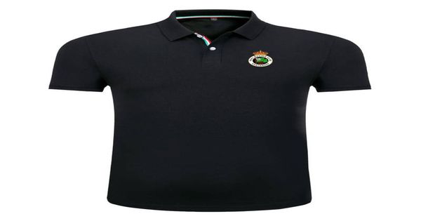 Real Racing Club 2020 Primavera e verão New Cotton Football Polo Shirt Men039s Shortsleeeved Lapeel Unisex Polo Can Diy Custom M2204182