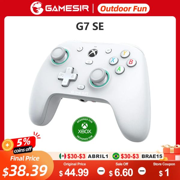 Mice Gamesir G7 SE Xbox Wired Controller Gamepad с джойстиком и триггерами Hall для Xbox Series X, Xbox Series S, Xbox One