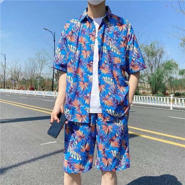 Hawaii Designer Casual Shirts Beach Shorts Anzüge 2 Stück Sets Herren Womens T-Shirt Schnell Trocknen Badebekleidung Hosen Blumendruck T-Shirts kurze Hosen Tracksanzuiten M-3xl