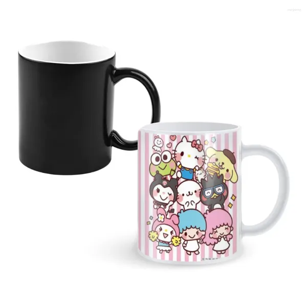 Tassen VIP 350 ml ein Stück Kaffee und Becher kreativer Farbwechsel Teetasse Kitty Keramic Milk Tasse Neuheit Geschenke