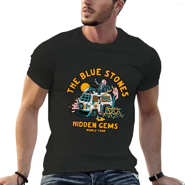 Erkekler Polos The Blue Stones Dünya Tur T-Shirt Gömlek Grafik Tees Yaz Topları T-Shirts