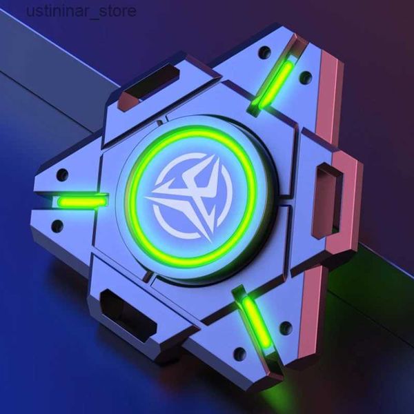 Beyblades Metall Fusion High -End -Hand Spinner Finger Antistress Zappelspielzeug für Erwachsene Jungen Metalllegierung Luminous Gyroscop Weihnachtsgeschenk Star Edition L416