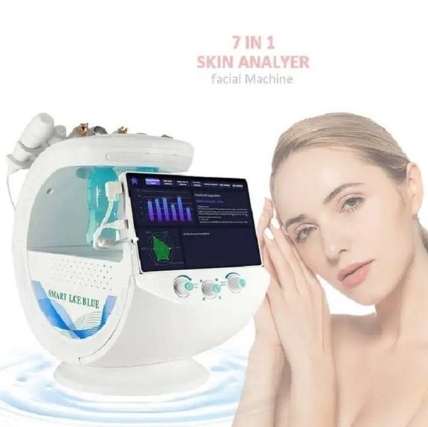 Equipamento de beleza Face Skin Analyzer DermoBrasion Skin Firming Limpeza profunda Limpeza hidrelétrica Managem de monitoramento de pele Facial Máquina facial de peel