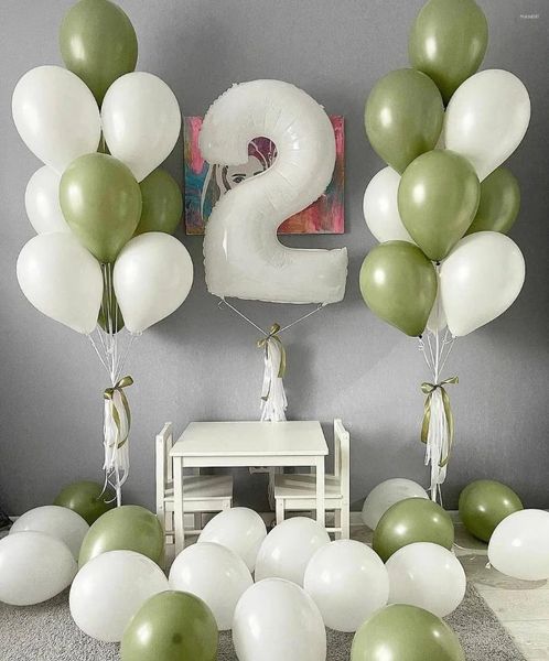 Partydekoration 21pcs 32 -Zoll -Nummer Folienballons