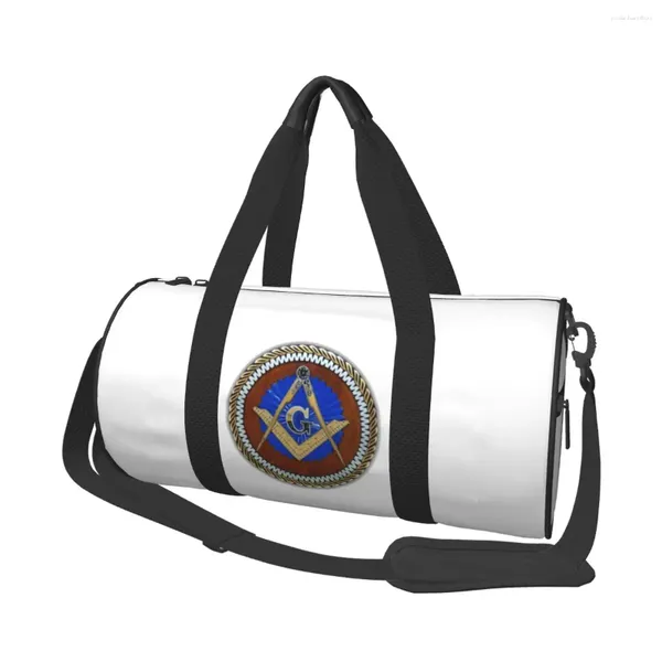 Outdoor -Taschen Mason Freimaurer Fitnessstation Blue Lodge Sport großes Training Custom Handtasche lustige Fitness für Paare