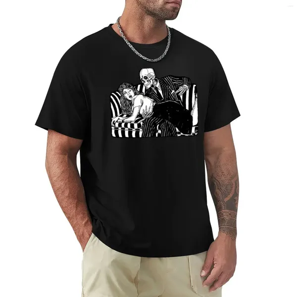 Erkek Polos Death and the Maiden: Spanking Edition T-Shirt Ağır Siklet Üstleri Büyük Boyutlu T-Shirts