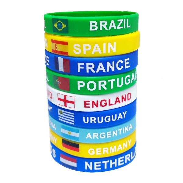 Weltcup Silikonarmband Nationalmannschaft Armband WM -Armband Brasilienarmband Argentinien Armband Deutschland Armband