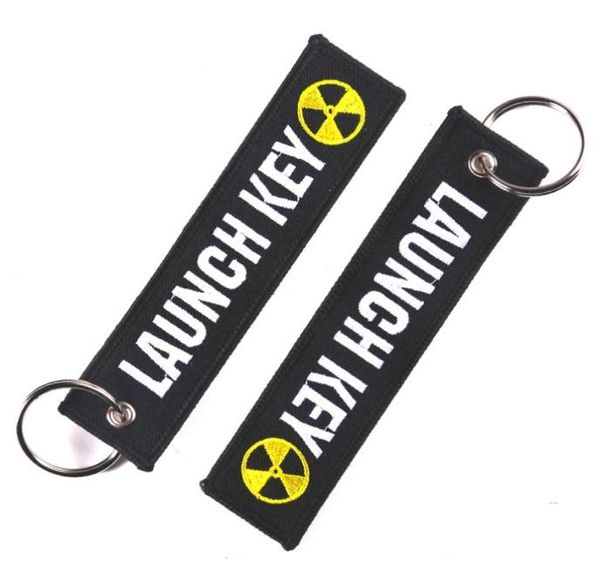 Key Chain Bijoux di lancio a forma nucleare di moda per motociclette per motociclette e automobili da ricamo portachiavi da ricamo 1508994 personalizzato