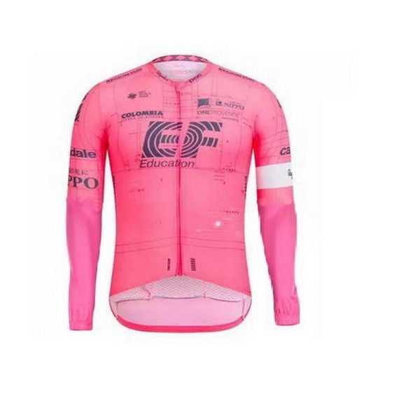 Зимний флис Thermal Only Cycling Jackets одежда Long Jersey Ropa Ciclismo 2021 EF Education First Pro Sizexs4xl4198744