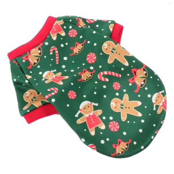 Vestuário para cães roupas de natal suprimentos de estimação de animais de estimação fantasia de Natal roupas decorativas camisola de vestuário