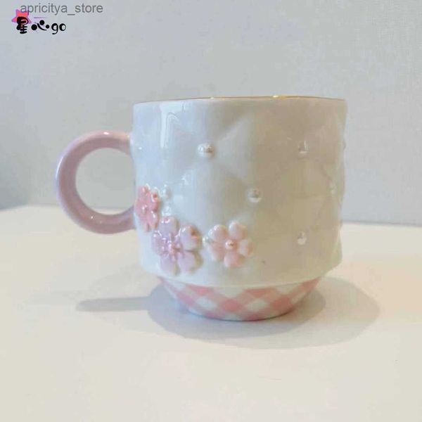 bottiglia d'acqua Starbucks Cherry Blossom tazza in polvere Platinum coglione e cerca in acciaio inossidabile accompagnamento di tazza tazza di regalo L48