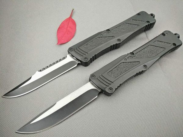 Mict Armatura pesante pettine Dropled Blade Dual Action Tactical Rescue Pockeing KIFE Hunting Hunting Force EDC Survival Tool Knives 18219