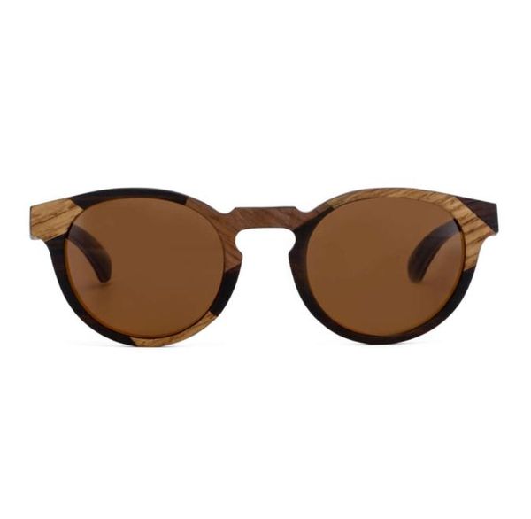 Sonnenbrille einzigartiges Design Holz für Männer und Frauen mehrere hölzerne Handhöhlen Blaues Objektiv UV400 Handgefertigt mit Case6941091