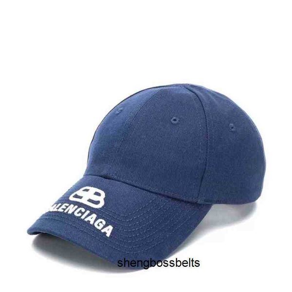 Familie Sport Caps Balenclaga B Cap Lock Lock Dunkelblau Black Baseball Cap God