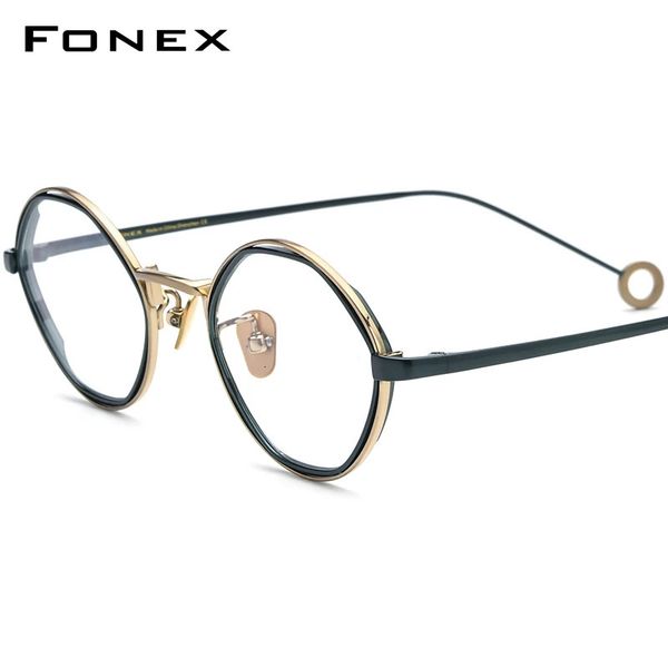 FONEX VITOS PUROS MENOS DE MENOS 2023 GRACE POLEGILA POLEGONS PRESCRIÇÃO EYEGLASSE MYOPIA OPICAL EYOWARE PETAL 240410