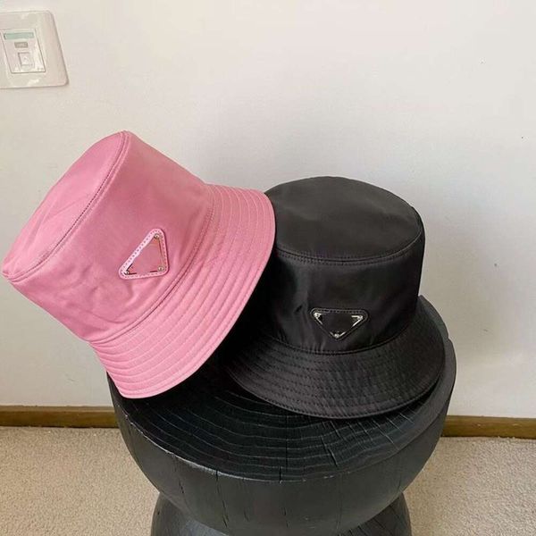 Nylon Fisherman Pras Pras impermeável Designer de fábrica Hat chapéu Hat para feminino Lazer sombreamento ao ar livre e proteção solar Round Top Small Brim Hat para mensagens da moda