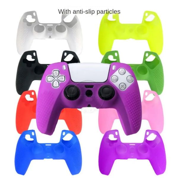 Динамики Силиконовый рукав для защиты от корпуса PS5 Gamepad Controller Anti Slip Cover Accessories для Sony PlayStation 5