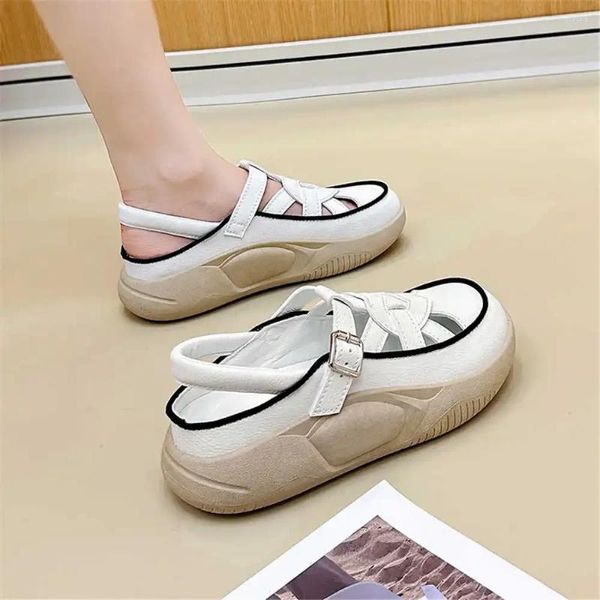 Sandálias Redondo redondo 35-36 chinelos flops Sapatos de luxo para adolescentes Sneakers Sports Tenise Idea Cool