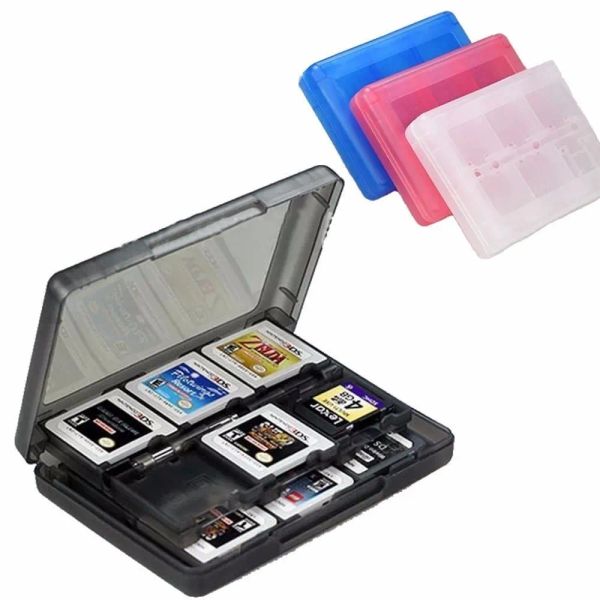 Alto -falantes 28in1 Caso de cartas de jogo Nintendo compatível com Nintendo Novo 3DS / 3DS / DSI / DSI XL / DSI LL / DS / DS LITE LITE STAGORADE Box Stornder