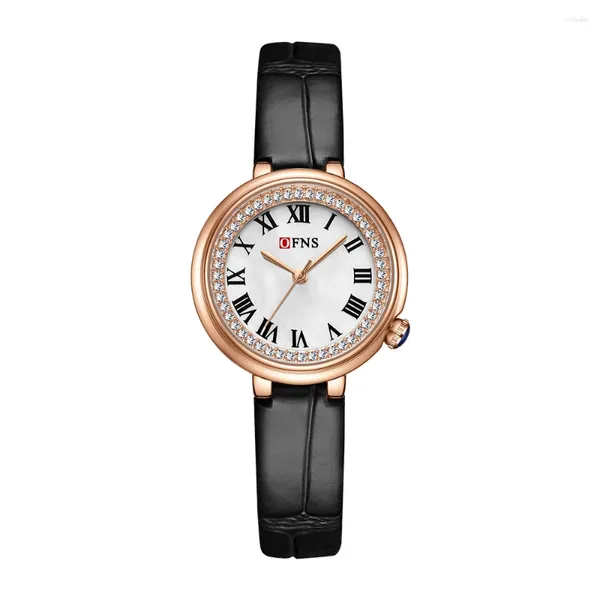 Orologi da polso interamente nere classico Fashi