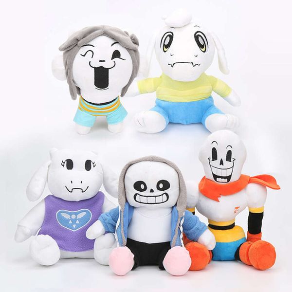 Caráter de jogo Undertale sans papyrus frisk chara temmie animal bichos de pelúcia brinquedos de pelúcia