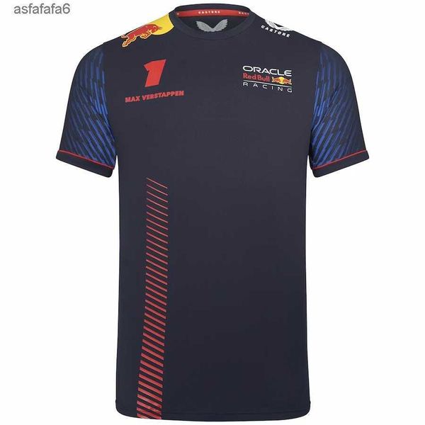 Spor Otomobil Takımı Fanst-Shirts F1 Formula One Tişörtlü Erkekler Yeni Sürücü Max Verstappen Spor Giyim Erkek ve Kadınları Boş Kısa Kollu 1# QIT2