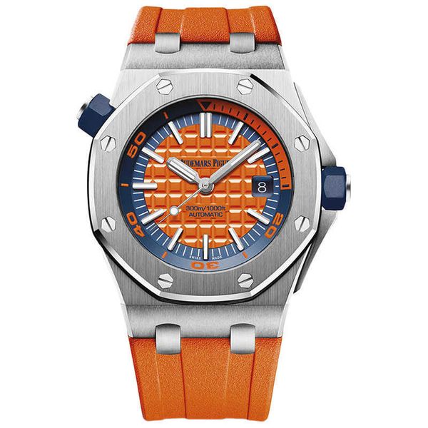 Designer Watch Luxus Automatische mechanische Uhren Airbnb Herren gewalttätiger Orange 15710st oo a070ca.01 Bewegung Armbanduhr