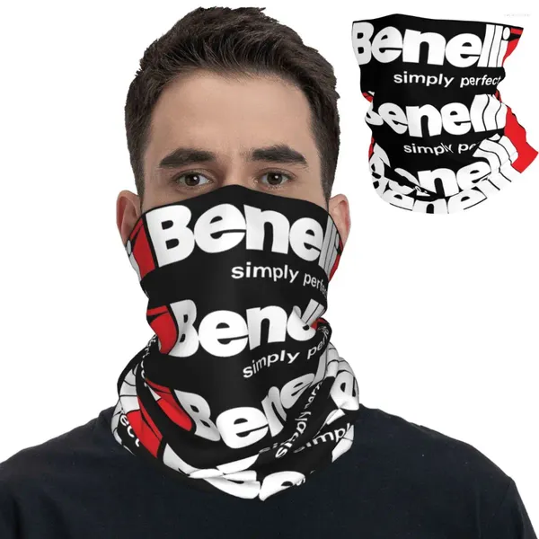 Schals Benelli Motor Bandana Hals Gampfer gedruckt Gesicht Schal Multifunktionales Stirnbandfischen Unisex Erwachsener Winter