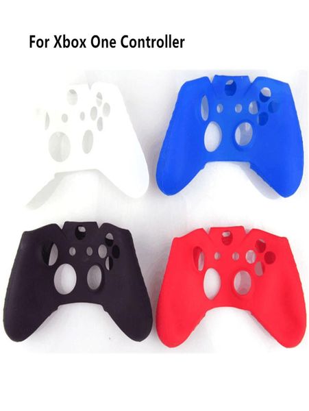 Syytech Protective Soft Silicon Gel Tampa casos de pele para Xbox One Controlador preto branco azul vermelho 4918150