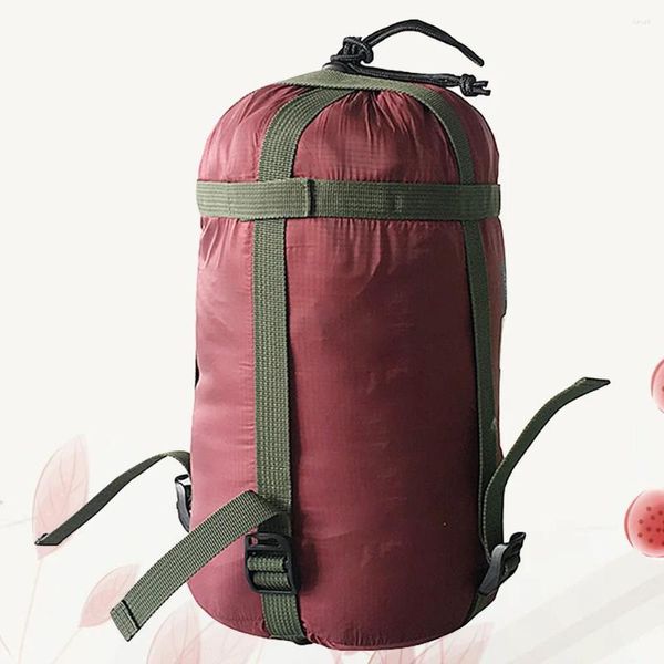 Bolsas de armazenamento Nylon Hammock Saco de compressão Pé de caminhada Adultos Camping Quilts Organizador de viagem