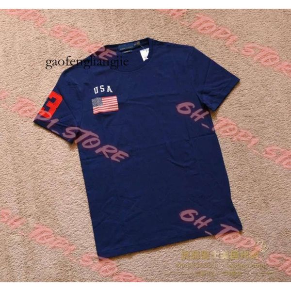 Polos urso camiseta por atacado de alta qualidade 100% algodão urso de algodão camiseta curta camiseta camisetas EUA 908