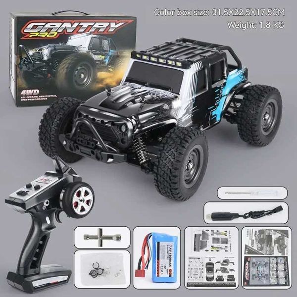 Modello Diecast Auto Modello telecomando wireless RC Auto a quattro ruote veicoli fuoristrada con motore senza spazzole 1 16 Materiale plastico in lega su vasta scala J240417