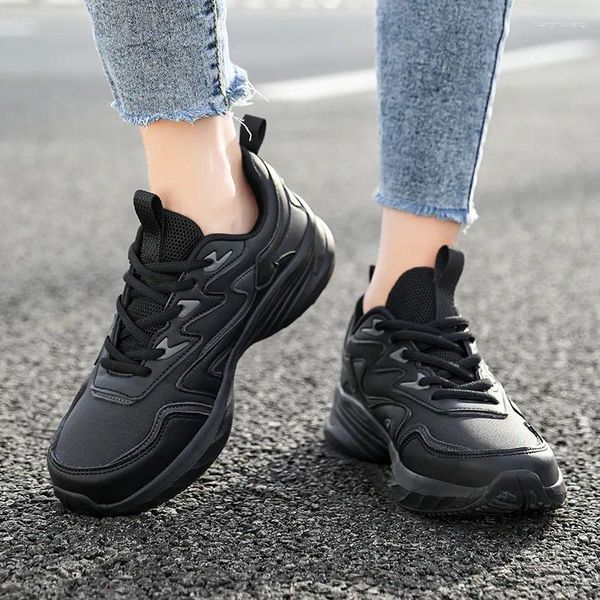 Повседневная обувь Простые виды спорта для женщин 2024 Осенний водонепроницаемый и дышащий бег легкие кроссовки без скольжения