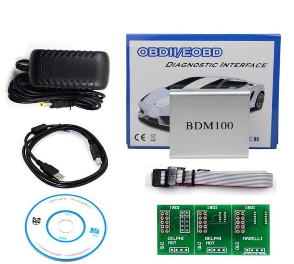 Диагностические инструменты BDM100 v1255 Профессиональная экологическая настройка Чип -настройки чипов Интерфейс BDM 100 Code Reader OBDII Tool5763553