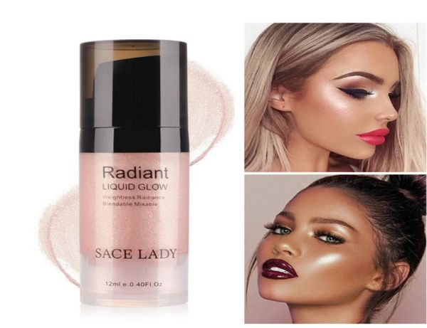 Sace Lady Sell Illuminator Makeup Highlighter Cream Face Brighten Profissional Stop Up Up Glow Belas Brand Cosmet5048623