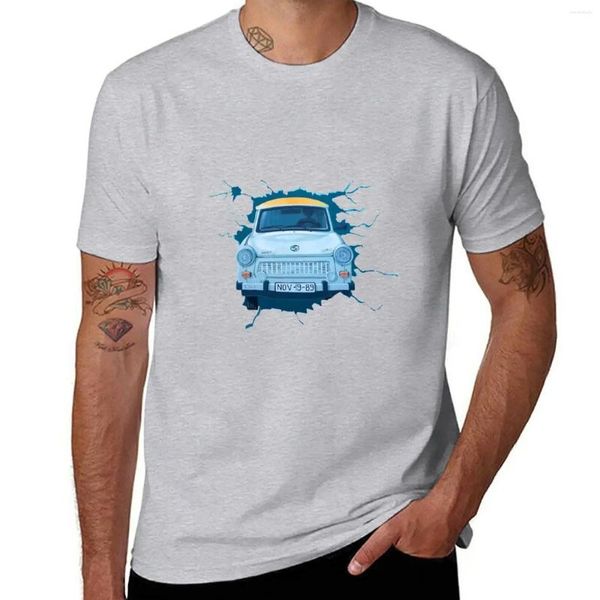 Herren -Tanktops Berlin Wall - Trabant T -Shirt Blacks Anime Kleidung Herren Vintage T -Shirts