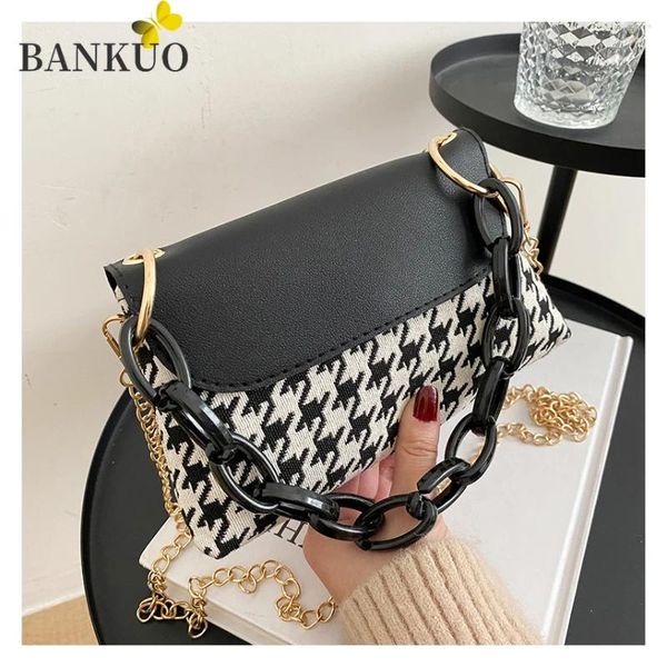 Bolsa Bankuo Pu Casual Pu Messenger Bags Moda Moda Viagem Bolsa de pechinchas Feminina Bolsas Crossbodas Crossbody Simple Crossbody X274