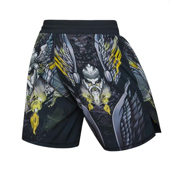 Мужские шорты бренд Cody Lundin Custom Fighter Short Muay Thai Pants 3D Print Elastic No Gi Kickboxing Taekwondo Sportswear