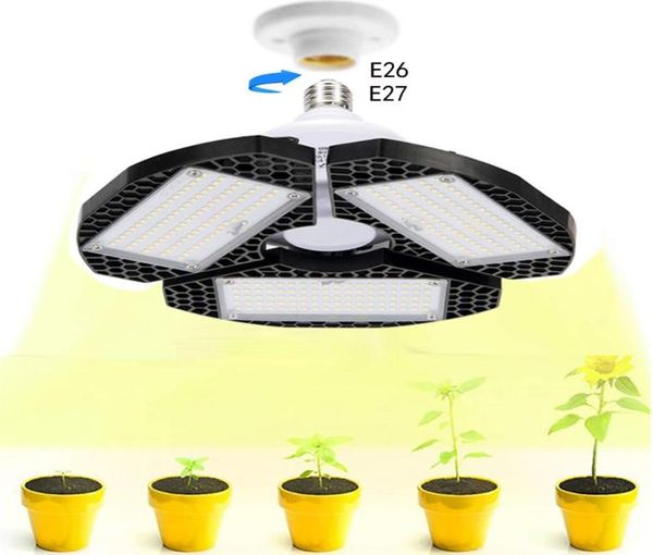 Volles Spektrum LED Wachsen Licht E27 E26 50W Wachstum High Bay Garage Lampe für pflanzliche Innenhydroponic Greenhouse1474666